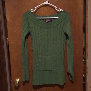 Green sweater
